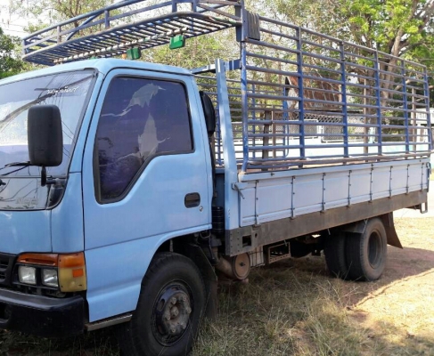 หกล้อ อีซุซุ NPR120ปี40 ยาว 4.30ม รถห้างสภาพดีพร้อมใช้ เล่มทะเบียนพร้อมโอน