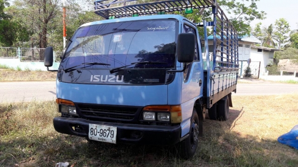 หกล้อ อีซุซุ NPR120ปี40 ยาว 4.30ม รถห้างสภาพดีพร้อมใช้ เล่มทะเบียนพร้อมโอน