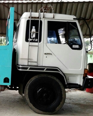 สิบล้อ เทนเลอร์ มิตซู FN516M 6D16-195เพาเดียว ท้ายลากต่อใหม่ บรรทุกแม็คโค 120-200 สภาพดีสวยพร้อมใช้ ทะเบียนพร้อมโอน