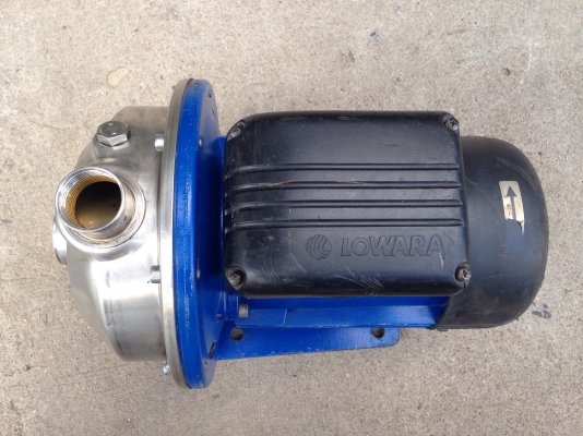 ขายปั้มน้ำหอยโข่งหัวปั้มสแตนเลส Lowara 1HP.380V made in Italy สภาพสวยมาก วิ่งนิ่มเดิมๆ พร้อมใช้งาน ขายปั้มน้ำหอยโข่งหัวปั้มสแตนเลส Lowara 1HP.380V made in Italy สภาพสวยมาก วิ่งนิ่มเดิมๆ พร้อมใช้งาน