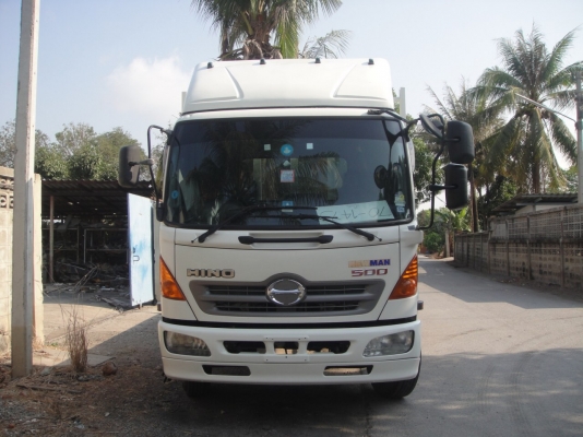 Hino series500 Fc9j  ปี51 เครื่องยนต์ JO5E 150 แรงม้า กะบะเหล็กต่อใหม่พื้นเรียบ 5.50 เมตร รถสวยพร้อมใช้งาน