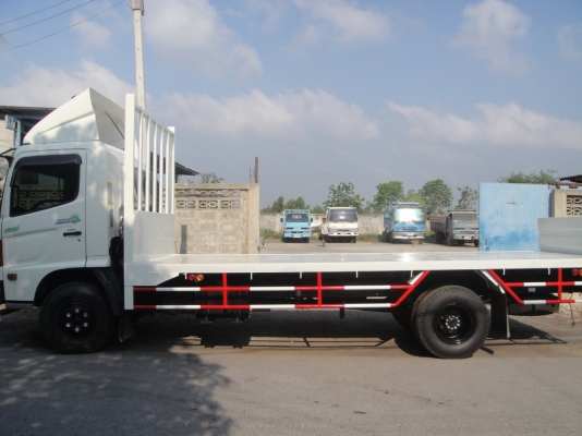 Hino series500 Fc9j  ปี51 เครื่องยนต์ JO5E 150 แรงม้า กะบะเหล็กต่อใหม่พื้นเรียบ 5.50 เมตร รถสวยพร้อมใช้งาน