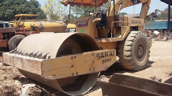 รถบดมือสอง/ Sakai SV90 เอกสารเล่ม ใช้งานได้เลย