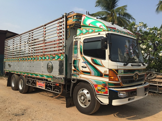 ขาย HINO MEGA FL1J 220 ปี 49 เพลาเดียว กระบะมิเนียมยาว 7.50 เมตร สภาพเดิม