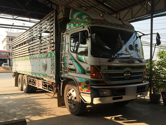 ขาย HINO MEGA FL1J 220 ปี 49 เพลาเดียว กระบะมิเนียมยาว 7.50 เมตร สภาพเดิม