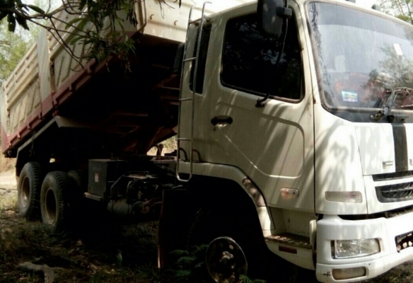 สิบล้อ มิตซู 270ยูโร ปี55 ดั้มสามมิตแท้ สภาพดีสวยบางเดิมพร้อมใช้ เล่มทะเบียนพร้อมโอน