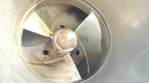 Sell> หัวปั้มน้ำสแตนเลส เข้า 10"- 8" ใช้กับมอเตอร์ 75 HP. สภาพสวยสดใหม่วิ่งเงียบพร้อมใช้งาน