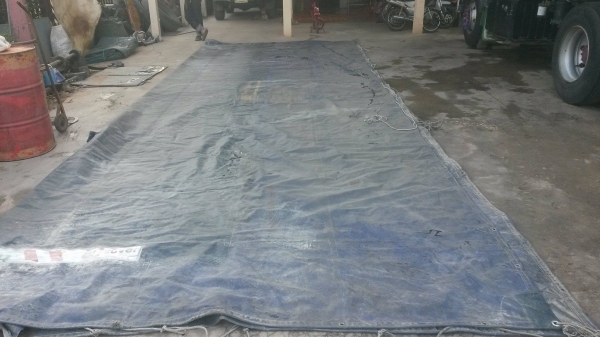 ขาย ผ้าใบคลุม รถล่อง