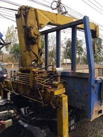 รถ 6 ล้อ ISUZU NPR ติดเครน 2.9 ตัน เครื่อง 115 แรง