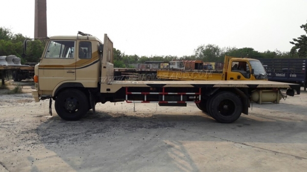 6 ล้อ HINO พื้นเรียบ รุ่นรถFC2W 185แรงม้า กระบะยาว ยาว5.80 เมตร