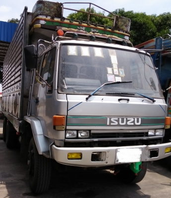 รถ 10 ล้อ ISUZU เพลาเดียว 240 แรงเทอร์โบ ดั้ม กระบะอลูมิเนียมคอกเกษตร