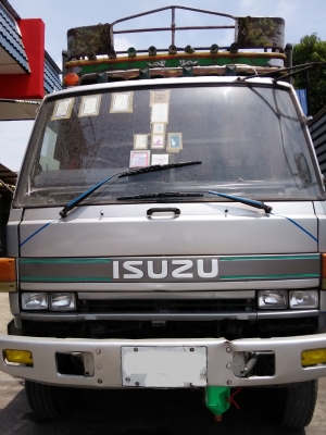 รถ 10 ล้อ ISUZU เพลาเดียว 240 แรงเทอร์โบ ดั้ม กระบะอลูมิเนียมคอกเกษตร