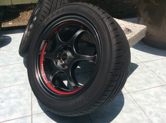 ล้อขอบ15  4รู100  พร้อมยางปลายปี15 ใหม่ๆ 4วงครับ