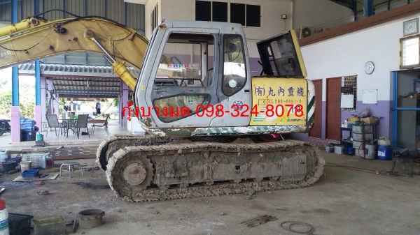 ขายรถแบ็คโฮ Sumitomo SH120 เครื่องเดิม ปั๊มเดิม รถประมูลมา เอกสารอินวอยซ์