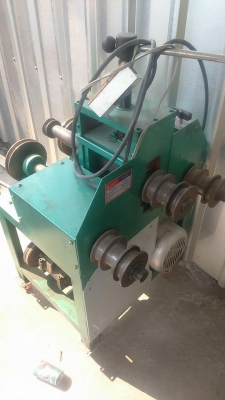 ขายเครื่องดัดโค้ง มือสองใช้งานเดียว ลูกดัด กลม 4 หุล-3นิ้ว ดัดเหลี่ยม ถึง 2 นิ้ว