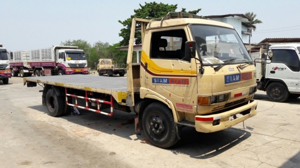 6 ล้อ HINO พื้นเรียบ รุ่นรถFC2W 120 แรงม้า กระบะยาว ยาว5.50 เมตร