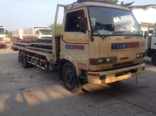 6 ล้อ HINO พื้นเรียบ รุ่นรถFC2W 120 แรงม้า กระบะยาว ยาว5.50 เมตร