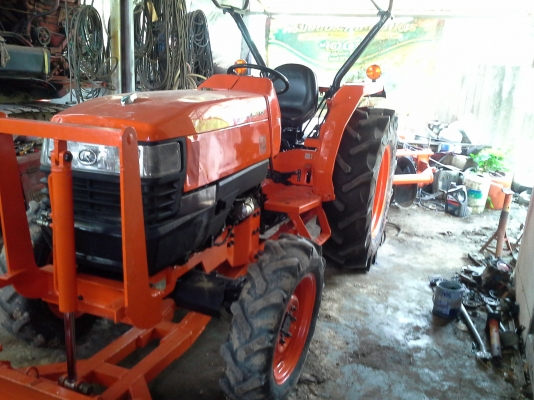 ขาย คูโบต้า L4508 ใบดันหน้าใหม่ ยางหลังใหม่ ฝานพรวน 5*22