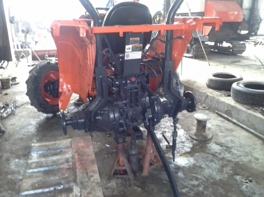 ขาย คูโบต้า L4508 ใบดันหน้าใหม่ ยางหลังใหม่ ฝานพรวน 5*22