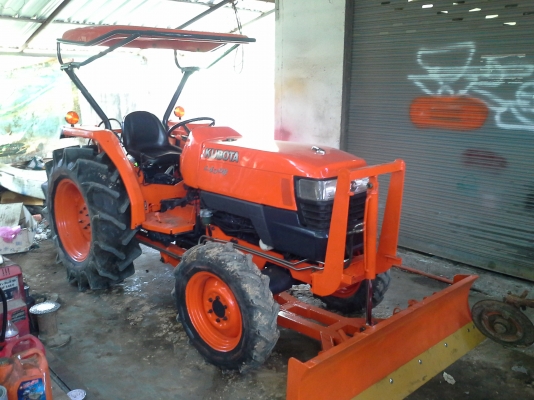 ขาย คูโบต้า L4508 ใบดันหน้าใหม่ ยางหลังใหม่ ฝานพรวน 5*22