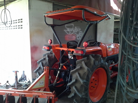 ขาย คูโบต้า L4508 ใบดันหน้าใหม่ ยางหลังใหม่ ฝานพรวน 5*22