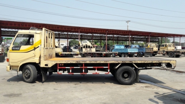 6 ล้อ HINO พื้นเรียบ รุ่นรถFC2W 120 แรงม้า กระบะยาว ยาว5.50 เมตร