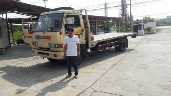 รถ 6 ล้อ HINO พื้นเรียบ 120 แรงม้า  เชื้อเพลิงน้ำมัน