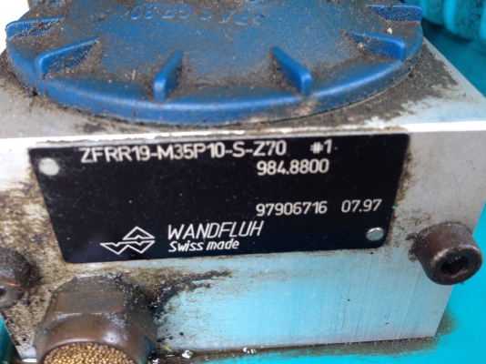ขายปั้มน้ำมันไฮโดรลิค 0.5HP. 380V ขนาดเล็ก Wandfluh made in Switzerland พร้อมวาล์วคอนโทรล 24Vdc 1ชุด พร้อมใช้งาน