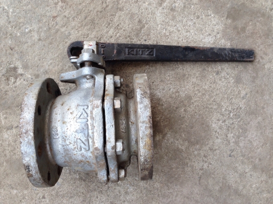 ชายบอลวาล์วสแตนเลสทั้งตัว Kitz ขนาด 4นิ้ว สภาพดี พร้อมใช้งาน