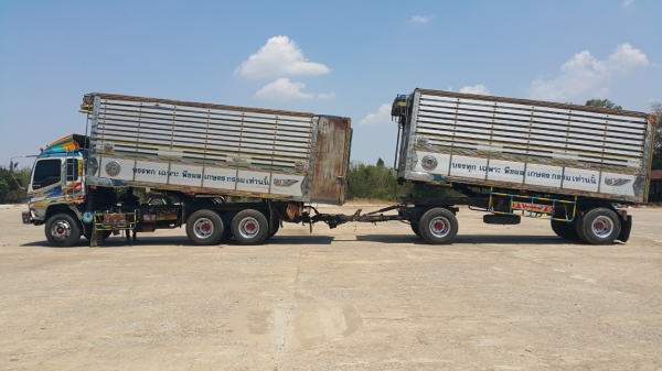 ขายรถพ่วง 18 ล้อ แม่-ลูก กระบะเนียมคอกเกษตรดั้ม อู่.ธวัทชัย ISUZI 270 ปี.46 รถสวย ราคา.1850000 จัดไฟแนนซ์ได้ สนใจรีบจองด่วน