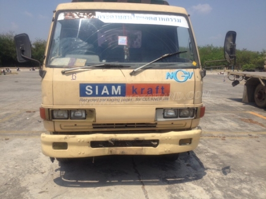 6 ล้อ HINO พื้นเรียบ ขนาด 120 แรงม้า ใช้แก๊ซ CNG