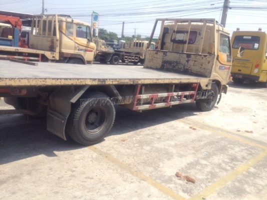 6 ล้อ HINO พื้นเรียบ ขนาด 120 แรงม้า ใช้แก๊ซ CNG