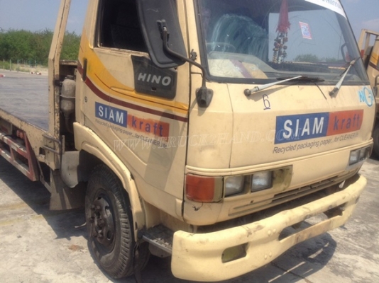 6 ล้อ HINO พื้นเรียบ ขนาด 120 แรงม้า ใช้แก๊ซ CNG