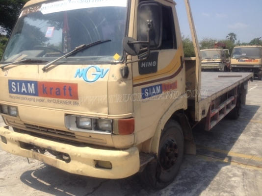 6 ล้อ HINO พื้นเรียบ ขนาด 120 แรงม้า ใช้แก๊ซ CNG