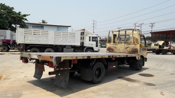 6 ล้อ HINO พื้นเรียบ รุ่นรถFC2W 120 แรงม้า กระบะยาว ยาว5.50 เมตร
