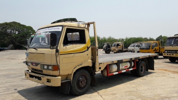 6 ล้อ HINO พื้นเรียบ รุ่นรถFC2W 120 แรงม้า กระบะยาว ยาว5.50 เมตร