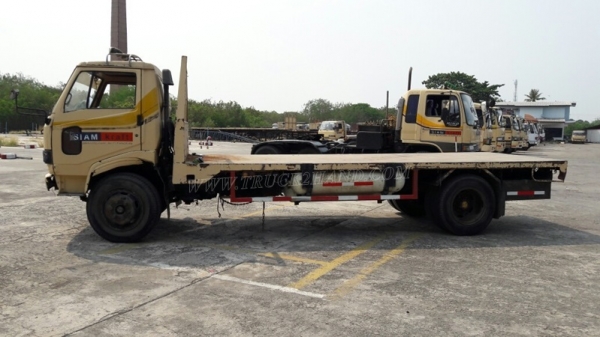 6 ล้อ HINO พื้นเรียบ  145 แรงม้า  มีเล่มทะเบียนพร้อม