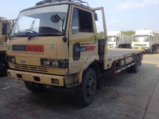 6 ล้อ HINO พื้นเรียบ  145 แรงม้า  มีเล่มทะเบียนพร้อม