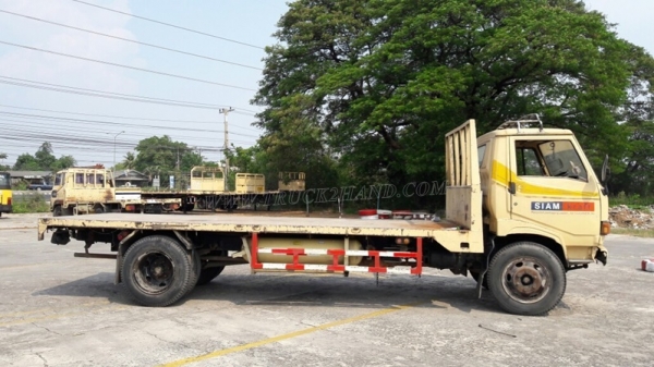 6 ล้อ HINO พื้นเรียบ  145 แรงม้า  มีเล่มทะเบียนพร้อม