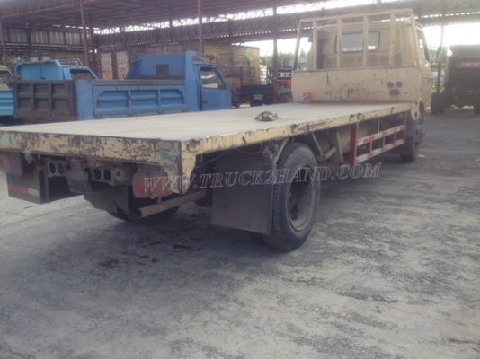 6 ล้อ HINO พื้นเรียบ  145 แรงม้า  มีเล่มทะเบียนพร้อม