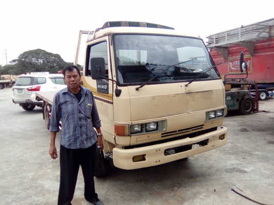 6 ล้อ HINO พื้นเรียบ 120 แรงม้า เชื้อเพลิงน้ำมัน ขายซากไม่มีเล่มทะเบียน แต่รถใช้งานได้ปกติ