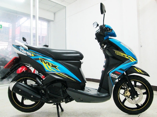 (โอนฟรี) ขาย Mio 125I ปี 2015 ตัว TOP ล้อแม็ก ไมล์แท้ 3933 กม เครื่องหัวฉีดประหยัดน้ำมัน สภาพสวยเดิมๆ  มีกุญแจแท้ 2 ดอก สีฟ้า ดำ