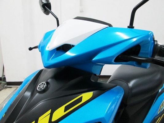 (โอนฟรี) ขาย Mio 125I ปี 2015 ตัว TOP ล้อแม็ก ไมล์แท้ 3933 กม เครื่องหัวฉีดประหยัดน้ำมัน สภาพสวยเดิมๆ  มีกุญแจแท้ 2 ดอก สีฟ้า ดำ