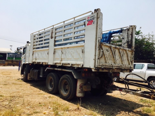 ขายรถพ่วง 22 ล้อ Hino เครื่อง 344 แรง ปี 56 กระบะดัมพ์สามมิตร ท่อไอเสียตัว S ไมล์แสนกว่า ทะเบียนพร้อม