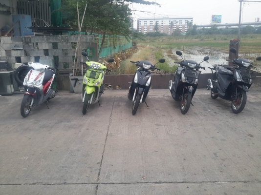 ขายมอเตอร์ไซค์มือสองตามสภาพ ราคาเริ่มต้น8000 สตาทติดขับได้ เล่มพร้อมชุดโอน ดูรถบางใหญ่-นนทบุรี 084-3545593