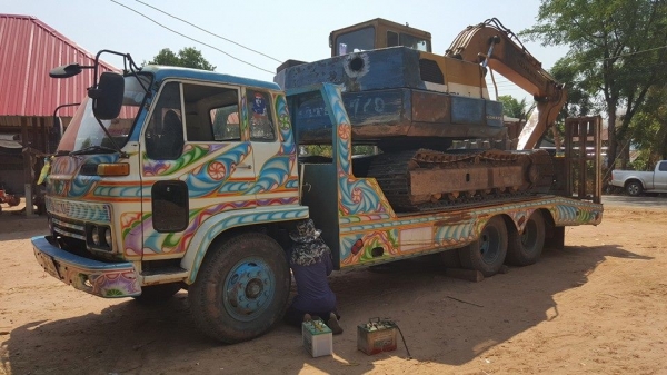 ขายรถ10ล้อ1เพลา เทรลเลอร์ อีซูซุ JCM 165 เครื่อง6BD1 แชชซีสวยระบบหางลากรถเกี่ยว เอกสารเล่มทะเบียนครบ