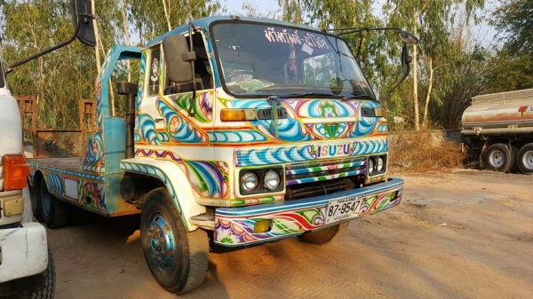 ขายรถ10ล้อ1เพลา เทรลเลอร์ อีซูซุ JCM 165 เครื่อง6BD1 แชชซีสวยระบบหางลากรถเกี่ยว เอกสารเล่มทะเบียนครบ