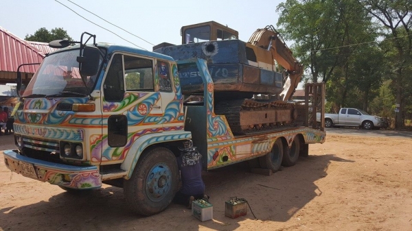 ขายรถ10ล้อ1เพลา เทรลเลอร์ อีซูซุ JCM 165 เครื่อง6BD1 แชชซีสวยระบบหางลากรถเกี่ยว เอกสารเล่มทะเบียนครบ