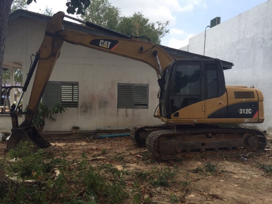 ขายรถแบคโฮ CATETPILLAR 312C กระบอกดำตัวสุดท้าย ทำงาน 8758ชั่วโมง สนใจโทร 081-970-1072