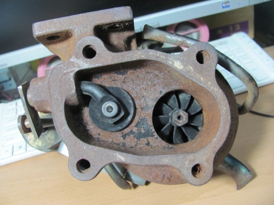 ขายเทอร์โบ GARRETT H24 A/R.48  เก่าญี่ปุ่น แกนแน่นๆ ไม่รั่ว ไม่รุน